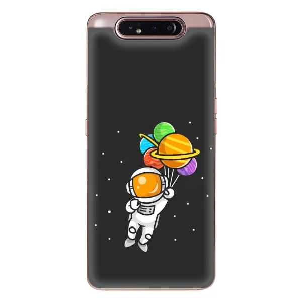 Чехол с рисунком «Космонавт с шариками» для Samsung Galaxy a80 2019 ( A805F ) Чехол с рисунком «Космонавт с шариками» для Samsung Galaxy a80 2019 ( A805F )