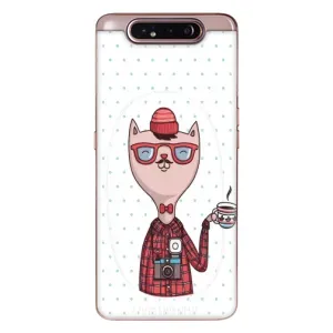 Чехол на тематику: Коты для Samsung Galaxy a80 2019 ( A805F ) (Кот аристократ)