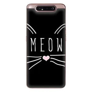 Бампер с изображением Котиков для Самсунг Гелекси А80 (КОТИК MEOW)