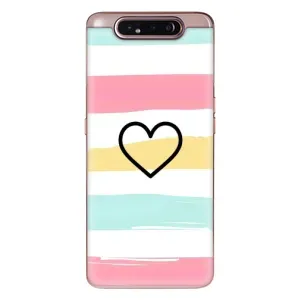 Чехлы с тематикой "Маленькие Сердечки" на Samsung Galaxy a80 2019 ( A805F ) (Красивое сердечко)