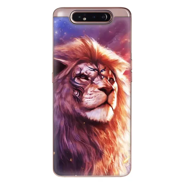Чехол с рисунком «Красочный ЛЕВ» для Samsung Galaxy a80 2019 ( A805F ) Чехол с рисунком «Красочный ЛЕВ» для Samsung Galaxy a80 2019 ( A805F )