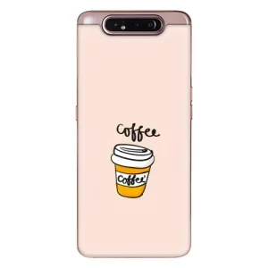 Чехол с изображением вкусной еды для Samsung Galaxy a80 2019 ( A805F ) (Кружка кофе)