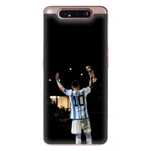 Чехлы Лео Месси Аргентина для Samsung Galaxy a80 2019 ( A805F ) (Лео Чемпион)