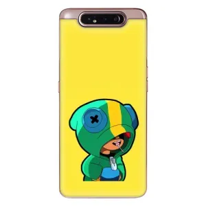 Чехол Бравл Старс для Samsung Galaxy a80 2019 ( A805F ) (Леон (LEON))