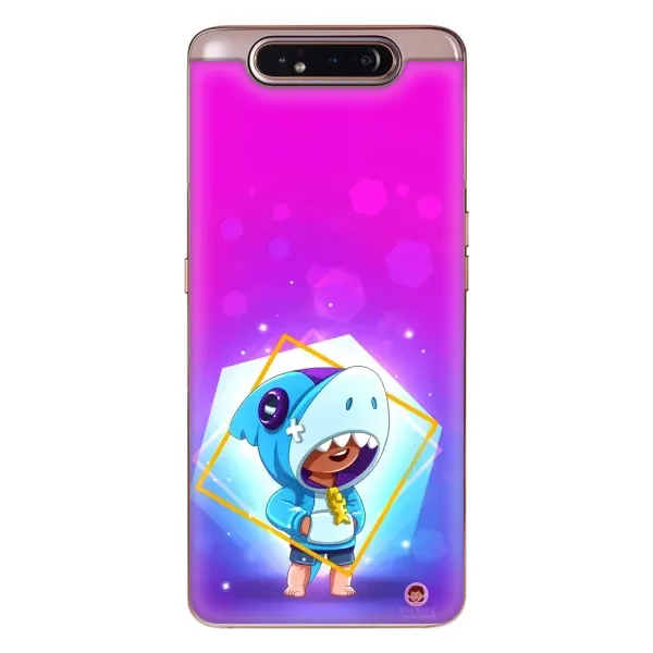 Чехол с рисунком «Леон в костюме Акулы» для Samsung Galaxy a80 2019 ( A805F ) Чехол с рисунком «Леон в костюме Акулы» для Samsung Galaxy a80 2019 ( A805F )