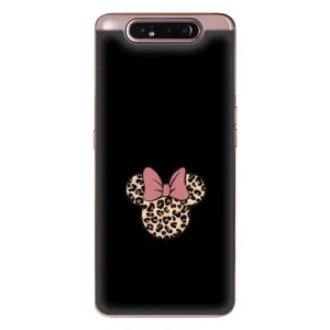 Чехол с леопардовым принтом на Samsung Galaxy a80 2019 ( A805F ) (Леопардовая Минни)