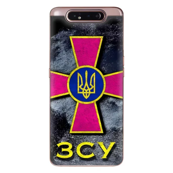 Чехол с рисунком «Лого ЗСУ» для Samsung Galaxy a80 2019 ( A805F ) Чехол с рисунком «Лого ЗСУ» для Samsung Galaxy a80 2019 ( A805F )