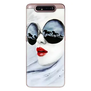 Чехол с картинкой Модные Девчонки Samsung Galaxy a80 2019 ( A805F ) (Любительница коней)