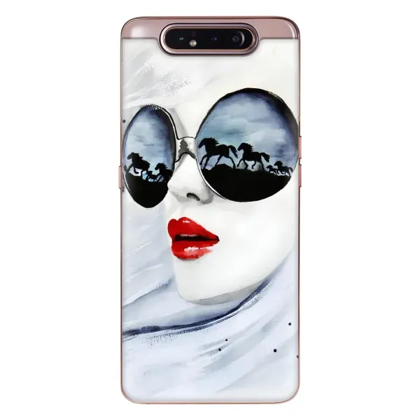 Чехол с рисунком «Любительница коней» для Samsung Galaxy a80 2019 ( A805F ) Чехол с рисунком «Любительница коней» для Samsung Galaxy a80 2019 ( A805F )