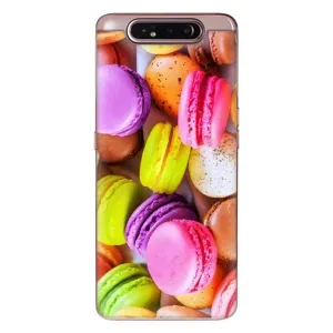 Чехол с изображением вкусной еды для Samsung Galaxy a80 2019 ( A805F ) (Макаруны)