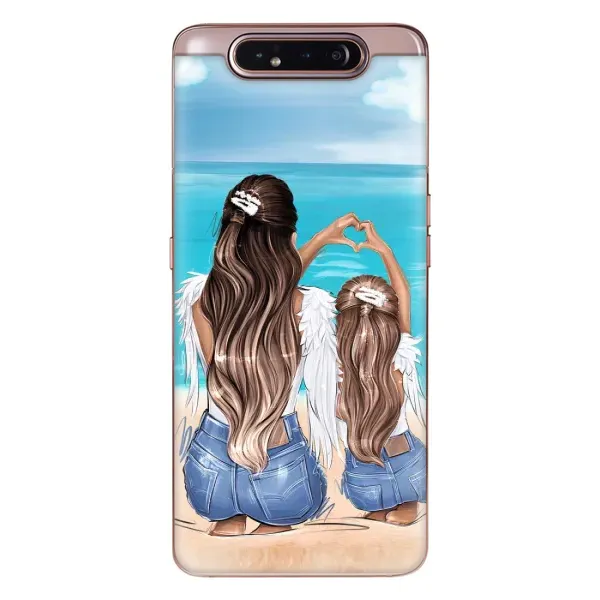 Чехол с рисунком «Мама и дочь» для Samsung Galaxy a80 2019 ( A805F ) Чехол с рисунком «Мама и дочь» для Samsung Galaxy a80 2019 ( A805F )
