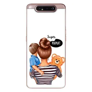 Чехлы для МАМЫ на Samsung Galaxy a80 2019 ( A805F ) (Мама и сын)
