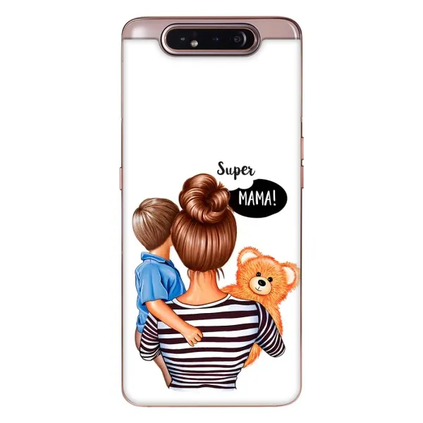 Чехол с рисунком «Мама и сын» для Samsung Galaxy a80 2019 ( A805F ) Чехол с рисунком «Мама и сын» для Samsung Galaxy a80 2019 ( A805F )
