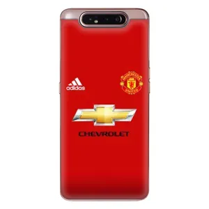 Силиконовые Чехлы принт Футбол на Samsung Galaxy a80 2019 ( A805F ) (Man United)