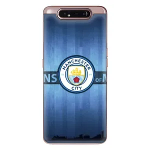 Силиконовые Чехлы принт Футбол на Samsung Galaxy a80 2019 ( A805F ) (ManCity)