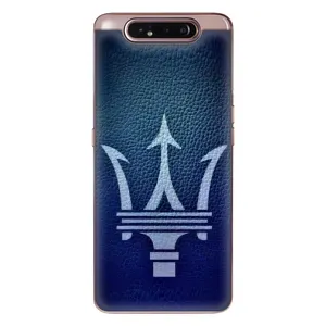 Чехлы с тематикой "Крутые машины" на Samsung Galaxy a80 2019 ( A805F ) (Лого Maserati)