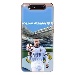 Чехол (TPU) с Футболистом на Samsung Galaxy a80 2019 ( A805F ) (Mbappe Real)