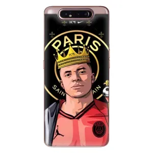 Чехол (TPU) с Футболистом на Samsung Galaxy a80 2019 ( A805F ) (Mbappe King)