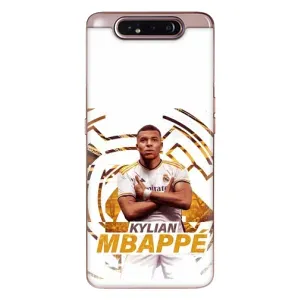 Чехол (TPU) с Футболистом на Samsung Galaxy a80 2019 ( A805F ) (Мбаппе Реал)