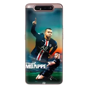Чехол (TPU) с Футболистом на Samsung Galaxy a80 2019 ( A805F ) (MBAPPE)