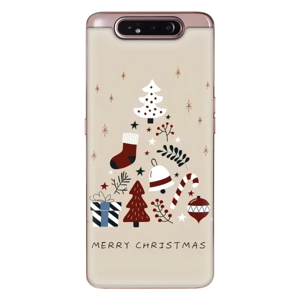 Чехол с рисунком «Merry Christmas» для Samsung Galaxy a80 2019 ( A805F ) Чехол с рисунком «Merry Christmas» для Samsung Galaxy a80 2019 ( A805F )
