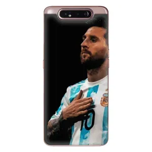 Чехлы Лео Месси Аргентина для Samsung Galaxy a80 2019 ( A805F ) (Месси Капитан)