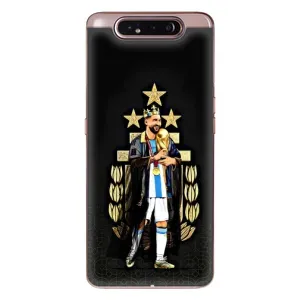 Чехлы Лео Месси Аргентина для Samsung Galaxy a80 2019 ( A805F ) (Месси король)
