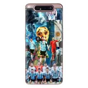 Чехлы Лео Месси Аргентина для Samsung Galaxy a80 2019 ( A805F ) (Месси в сборной)