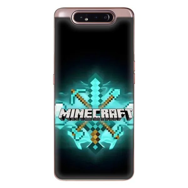 Чехол с рисунком «MineCraft 2» для Samsung Galaxy a80 2019 ( A805F ) Чехол с рисунком «MineCraft 2» для Samsung Galaxy a80 2019 ( A805F )