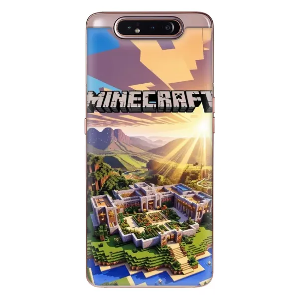 Чехол с рисунком «MINECRAFT» для Samsung Galaxy a80 2019 ( A805F ) Чехол с рисунком «MINECRAFT» для Samsung Galaxy a80 2019 ( A805F )
