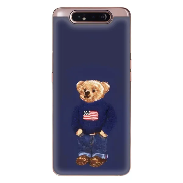 Чехол с рисунком «Мишка USA» для Samsung Galaxy a80 2019 ( A805F ) Чехол с рисунком «Мишка USA» для Samsung Galaxy a80 2019 ( A805F )
