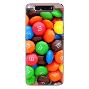 Чехол с изображением вкусной еды для Samsung Galaxy a80 2019 ( A805F ) (Разноцветные M&M'S)