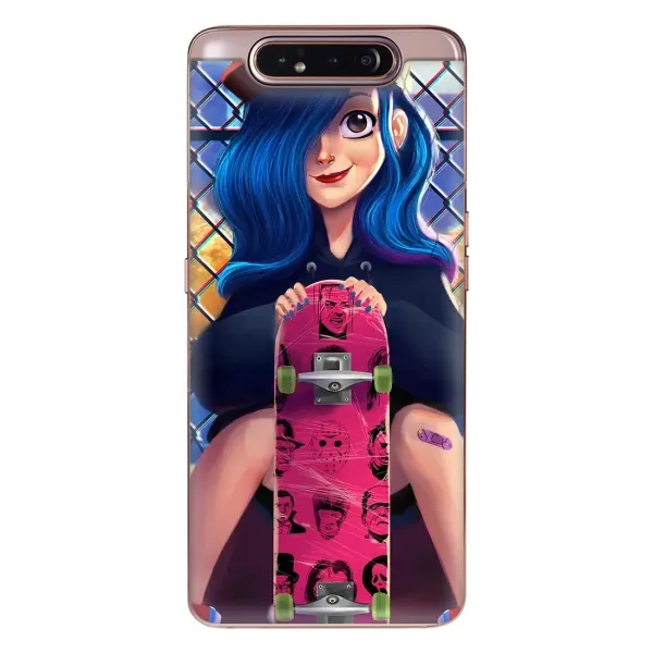 Чехол с рисунком «Модная девушка» для Samsung Galaxy a80 2019 ( A805F ) Чехол с рисунком «Модная девушка» для Samsung Galaxy a80 2019 ( A805F )