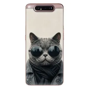 Чехол на тематику: Коты для Samsung Galaxy a80 2019 ( A805F ) (Модный кот)
