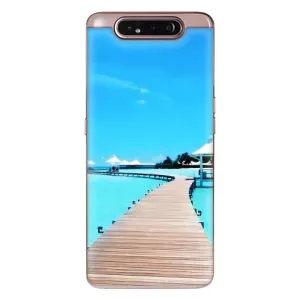Летний Чехол на Samsung Galaxy a80 2019 ( A805F ) (Набережная)