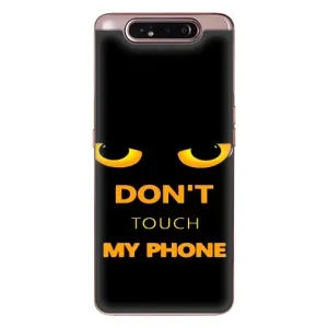 Чехол с Прикольным принтом на Samsung Galaxy a80 2019 ( A805F ) (Не трогай мой телефон)