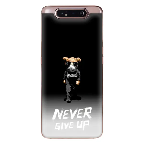 Чехол с рисунком «Never» для Samsung Galaxy a80 2019 ( A805F ) Чехол с рисунком «Never» для Samsung Galaxy a80 2019 ( A805F )