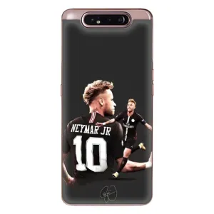 Силиконовый Чехол Samsung Galaxy a80 2019 ( A805F ) (Ней)