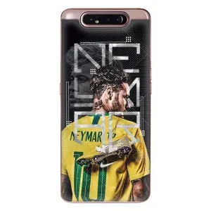 Силиконовый Чехол Samsung Galaxy a80 2019 ( A805F ) (Neymar 10)