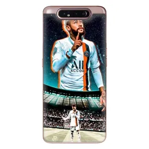Силиконовый Чехол Samsung Galaxy a80 2019 ( A805F ) (Неймар ПСЖ)