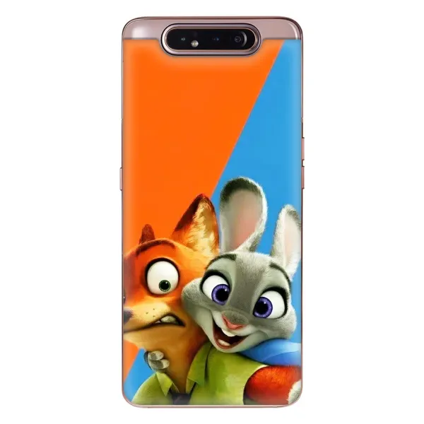 Чехол с рисунком «Ник и Хопс» для Samsung Galaxy a80 2019 ( A805F ) Чехол с рисунком «Ник и Хопс» для Samsung Galaxy a80 2019 ( A805F )