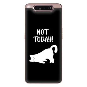 Бампер с изображением Котиков для Самсунг Гелекси А80 (Not Today)