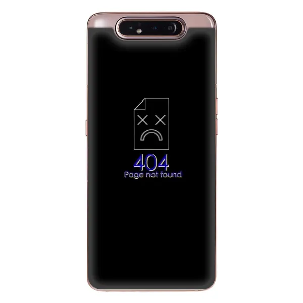 Чехол с рисунком «Ошибка 404» для Samsung Galaxy a80 2019 ( A805F ) Чехол с рисунком «Ошибка 404» для Samsung Galaxy a80 2019 ( A805F )