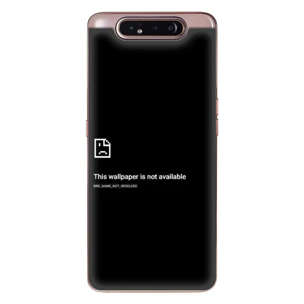 Чехол с рисунком «Ошибка» для Samsung Galaxy a80 2019 ( A805F ) Чехол с рисунком «Ошибка» для Samsung Galaxy a80 2019 ( A805F )