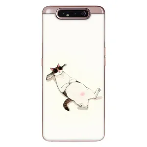 Чехол на тематику: Коты для Samsung Galaxy a80 2019 ( A805F ) (Отдых)