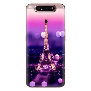 Чехол с Эйфелевой башней на Samsung Galaxy a80 2019 ( A805F ) (Париж башня)