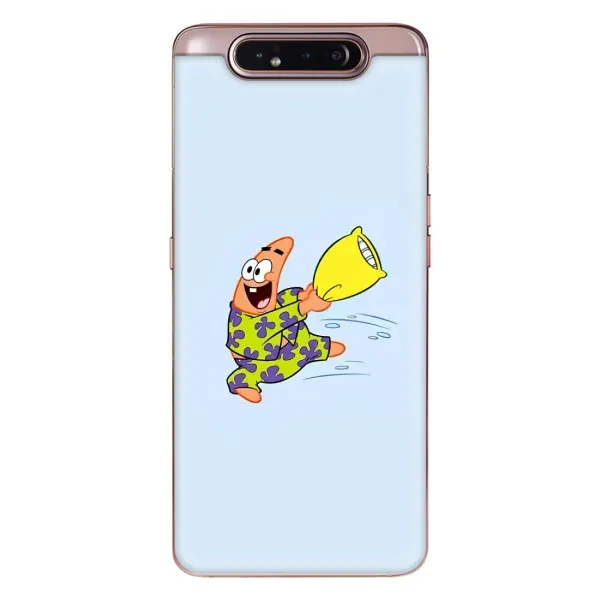 Чехол с рисунком «Патрик с подушкой» для Samsung Galaxy a80 2019 ( A805F ) Чехол с рисунком «Патрик с подушкой» для Samsung Galaxy a80 2019 ( A805F )