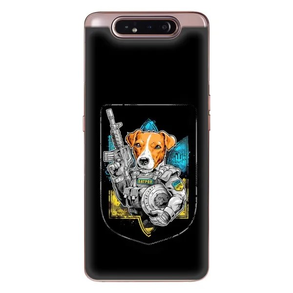 Чехол с рисунком «Патрон Воин» для Samsung Galaxy a80 2019 ( A805F ) Чехол с рисунком «Патрон Воин» для Samsung Galaxy a80 2019 ( A805F )
