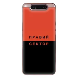 Чехлы УПА (Красно-Чёрный) на Samsung Galaxy a80 2019 ( A805F ) (Правый Серктор)