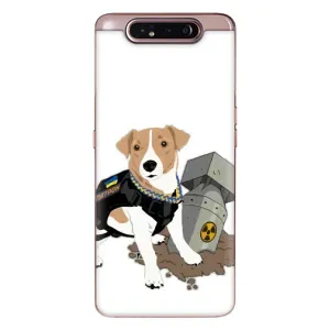 Чехол с принтом Собаки Патрон для Samsung Galaxy a80 2019 ( A805F ) (Пёс Патрон с ракетой)